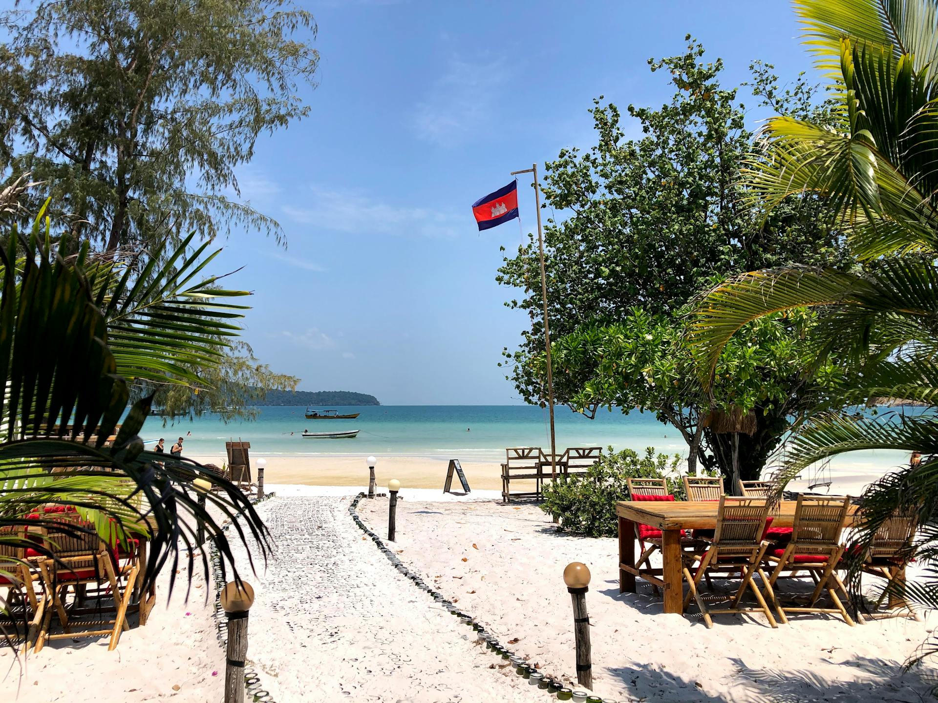 Begin your weather-prepared day with Preah Sihanouk’s tranquil ambiance